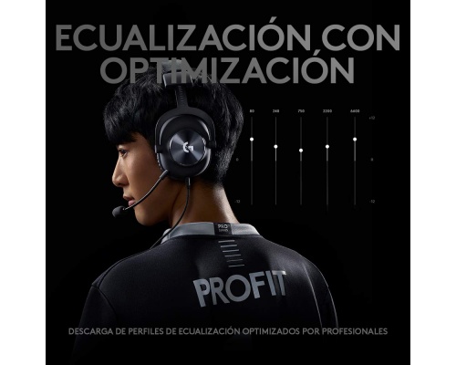 Logitech G Pro X SE Over Ear Gaming Headset με σύνδεση 3.5mm / USB