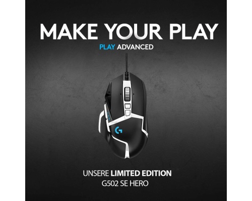 Logitech G502 SE Hero Black & White