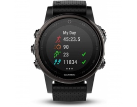 Garmin Fenix 5S (Silver with Black Band) Garmin Fenix 5S (Silver with Black Band)
