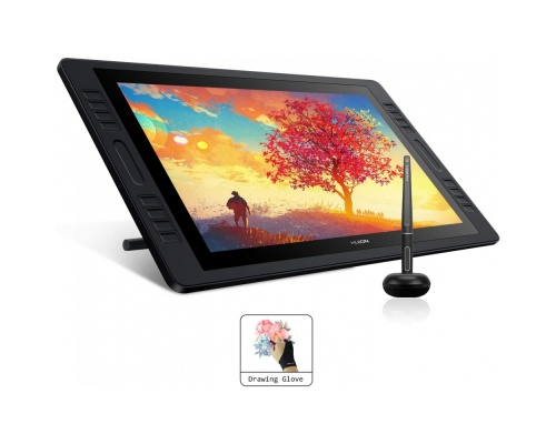 Huion Kamvas 22 Plus Γραφίδα Σχεδίασης με Όθονη FHD 21.5"