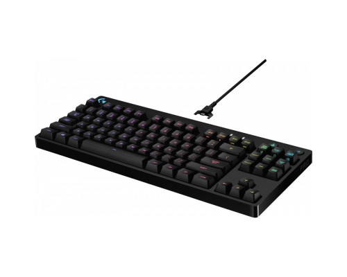 Logitech G Pro Gaming Μηχανικό Πληκτρολόγιο Tenkeyless με GX Blue διακόπτες και RGB φωτισμό (Αγγλικό US) Logitech G Pro Gaming Μηχανικό Πληκτρολόγιο Tenkeyless με GX Blue διακόπτες και RGB φωτισμό (Αγγλικό US)