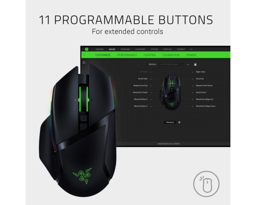 Razer Basilisk Ultimate Chroma RGB Gaming Mouse with Charge Dock