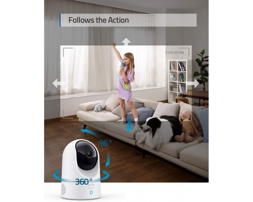 Eufy IP Wi-Fi Κάμερα 1080p EufyCam Indoor Cam 2K Pan & Tilt