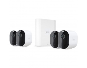 Arlo Pro 3 -4Camera Indoor/Outdoor Wireless 2K HDR Security Camera System - White
