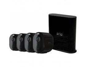 Arlo Pro 3 -4Camera Indoor/Outdoor Wireless 2K HDR Security Camera System - Black