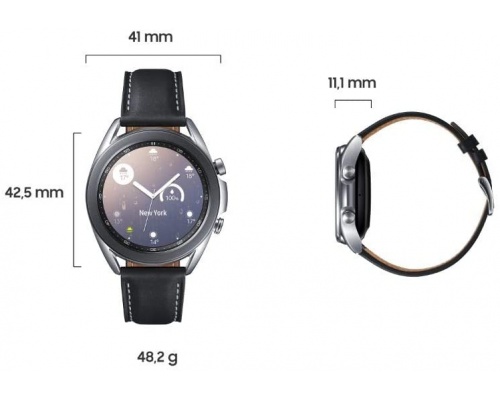 Samsung Galaxy Watch3 Stainless Steel LTE 41mm (Mystic Silver) EU