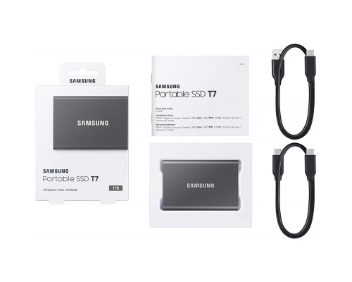 Samsung Portable SSD T7 2TB Titan Grey