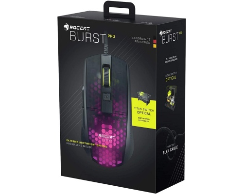 Roccat Burst Pro black RGB Gaming Mouse