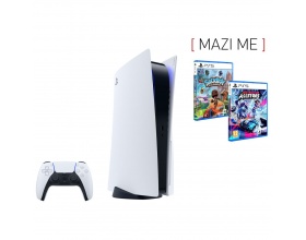 Sony PlayStation 5 Blu-ray Edition White (CFI-1016A) + Sackboy A Big Adventure + Destruction AllStars Sony PlayStation 5 Blu-ray Edition White (CFI-1016A) + Sackboy A Big Adventure + Destruction AllStars