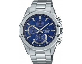Casio Ρολόι Edifice Stainless Steel Χρονογράφος με Μεταλλικό Μπρασελέ σε Ασημί χρώμα Casio Ρολόι Edifice Stainless Steel Χρονογράφος με Μεταλλικό Μπρασελέ σε Ασημί χρώμα