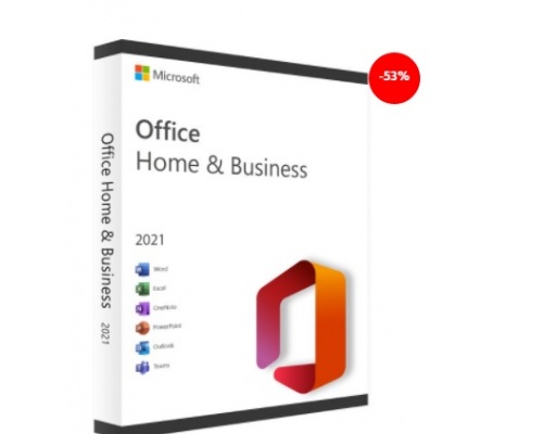 Microsoft Office Home & Business 2021 Πολύγλωσσο συμβατό με Mac σε Ηλεκτρονική άδεια για 1 Χρήστη Key (269-17079)