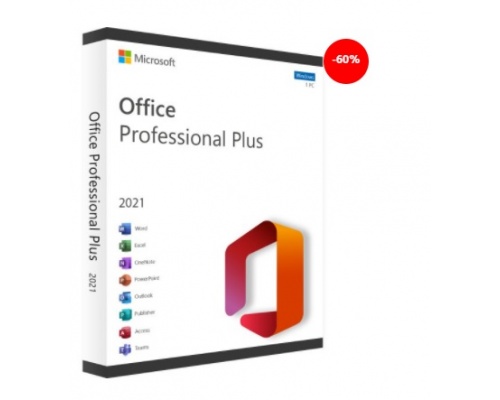Microsoft Office Professional Plus 2021 σε Ηλεκτρονική άδεια για 5 Χρήστες
