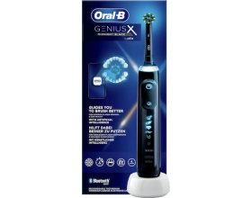 Oral-B Genius X Ηλεκτρική Οδοντόβουρτσα με Χρονομετρητή και Αισθητήρα Πίεσης Black Midnight