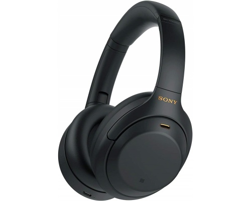 Sony WH-1000XM4 Ασύρματα/Ενσύρματα Over Ear Ακουστικά Black Μαύρα