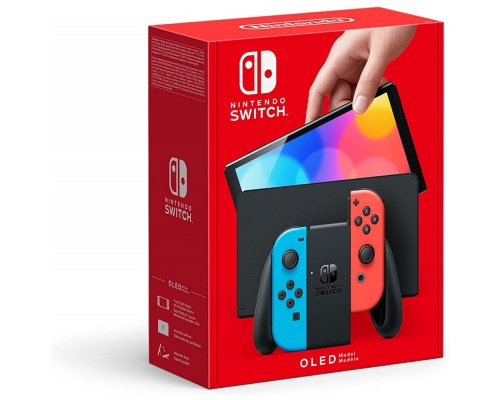 Nintendo Switch (OLED-Model) Neon-Red/Neon-Blue
