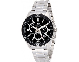 Casio Ρολόι Χρονογράφος με Μεταλλικό Μπρασελέ σε Ασημί χρώμα Casio Ρολόι Χρονογράφος με Μεταλλικό Μπρασελέ σε Ασημί χρώμα