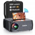 WiMiUS K8 1080P 9500 Lumen Projector 5G WiFi