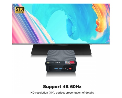 Beelink Mini PC SER5 Pro Ryzen 7 5800H 4.4GHz 16GB DDR4/500GB SSD/W11 Pro)