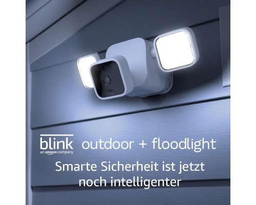  IP Wi-Fi Κάμερα HD Αδιάβροχη Μπαταρίας white Blink Outdoor + Floodlight