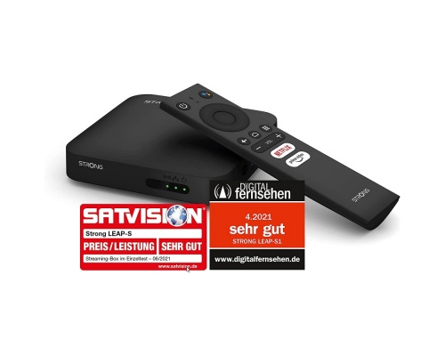 Strong TV Box Leap-S1 4K UHD με WiFi USB 2.0 / USB 3.0 2GB RAM και 8GB Αποθηκευτικό Χώρο με Λειτουργικό Android 10.0