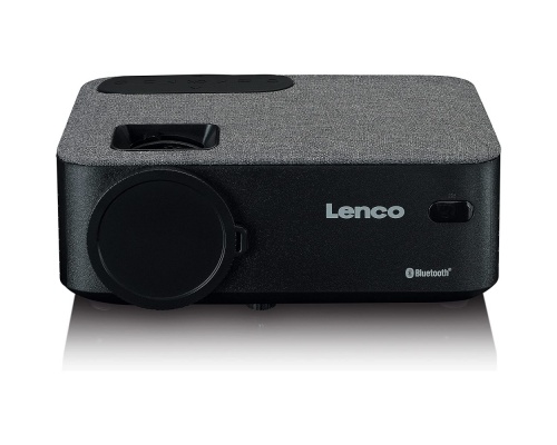 Lenco LPJ-700BKGY Projector Τεχνολογίας Προβολής LCD με Φυσική Ανάλυση 1280 x 720 και Φωτεινότητα 4000 Ansi Lumens Μαύρος