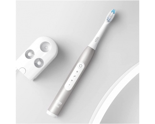 Oral-B Pulsonic Slim Luxe 4900 win Pack Ηλεκτρική Οδοντόβουρτσα με Χρονομετρητή Platinum/rose gold