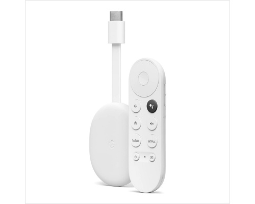 Google Smart TV Stick Chromecast with Google TV Full HD με Bluetooth / Wi-Fi / HDMI και Google Assistant (Snow)