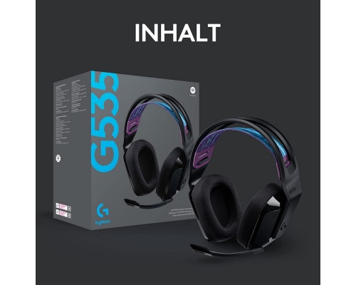 Logitech G535 Ασύρματο Over Ear Gaming Headset με σύνδεση USB Logitech G535 Ασύρματο Over Ear Gaming Headset με σύνδεση USB
