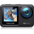 Wolfang GA420 Action Camera 4K Ultra HD με WiFi Μαύρη με Οθόνη