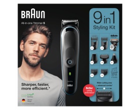 Braun All-in-One Trimmer 5 MGK5380 Επαναφορτιζόμενη Κουρευτική Μηχανή Μαύρη Braun All-in-One Trimmer 5 MGK5380 Επαναφορτιζόμενη Κουρευτική Μηχανή Μαύρη
