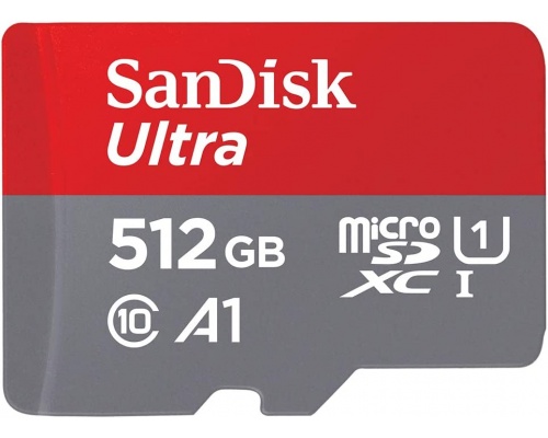 Sandisk Ultra microSDXC 512GB Class 10 U1 A1 UHS-I 140MB/s