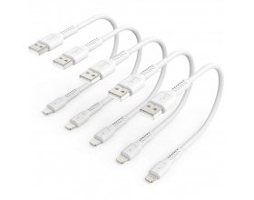 0.3 m iPhone Charging Cable Short, 5 Pack USB A to Lightning Cable 30 cm Original iPhone Fast Charging Cable Compatible for Apple iPhone 12 11 Pro Max Xs Xr X 8 7 6 Plus SE iPad Air/Mini (White) 0.3 m iPhone Charging Cable Short, 5 Pack USB A to Lightning Cable 30 cm Original iPhone Fast Charging Cable Compatible for Apple iPhone 12 11 Pro Max Xs Xr X 8 7 6 Plus SE iPad Air/Mini (White)