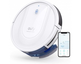 Eufy Robovac G10 Σκούπα Ρομπότ για Σκούπισμα & Σφουγγάρισμα με Wi-Fi Λευκή