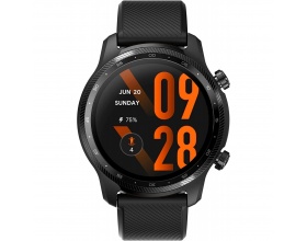 Ticwatch Pro 3 Ultra Stainless Steel 48mm Αδιάβροχο Smartwatch με Παλμογράφο (Shadow Black)