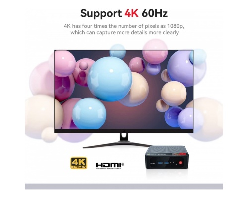 Beelink Mini PC SER5 Pro Ryzen 7 5800H 4.4GHz 16GB DDR4/500GB SSD/W11 Pro)