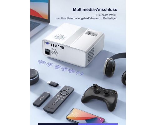 WiMiUS W7 9800 Lumens 5G WiFi Bluetooth 1080P Full HD Projector 4K 