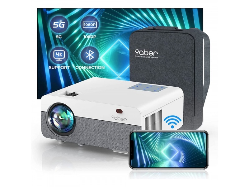 Yaber Y30 Full HD 1080P 9800 Lumens Projector 5G WiFi Bluetooth Projector 4K