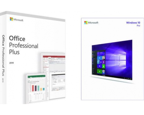 MICROSOFT WINDOWS 10 PRO 32/64-BIT + OFFICE PROFESSIONAL PLUS 2019 ESD