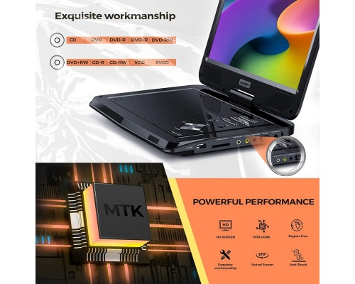 ieGeek 10,5" ΦΟΡΗΤΟ DVD PLAYER SUNPIN