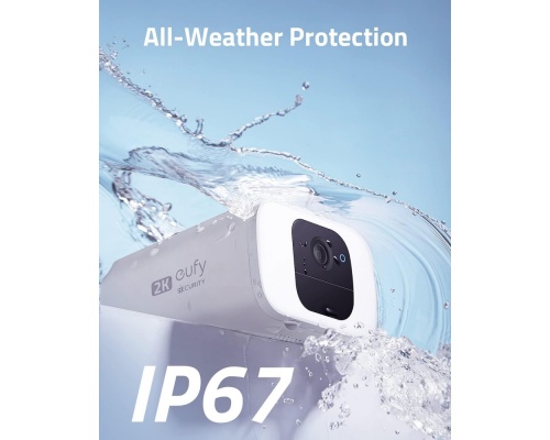 Anker eufy SoloCam S220 Cam Pro 2K IP Camera με Solar Panel, 2-Way Audio, WiFi και ανίχνευση κίνησης με AI
