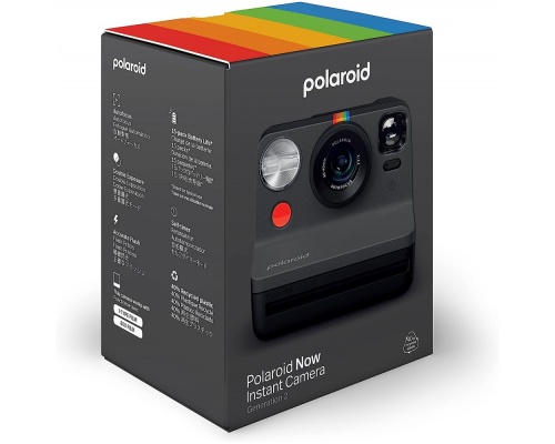 Polaroid Instant Φωτογραφική Μηχανή Now Gen 2 Black