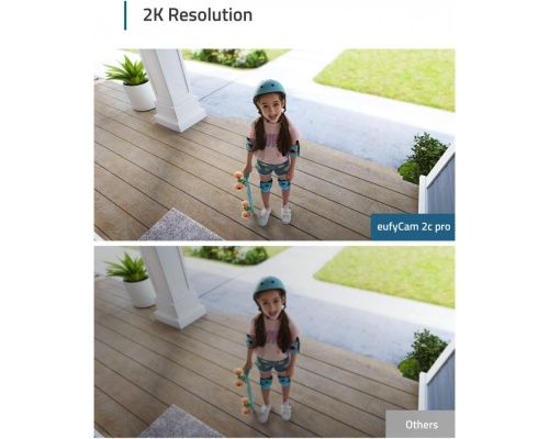 Anker eufy SoloCam S220 Cam Pro 2K IP Camera με Solar Panel, 2-Way Audio, WiFi και ανίχνευση κίνησης με AI