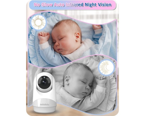 HelloBaby Baby Monitor HB‎40 4'' IPS Screen