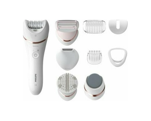 Philips Series 8000 Wet & Dry Σετ Αποτρίχωσης Epilator για Σώμα BRE740/10 Philips Series 8000 Wet & Dry Σετ Αποτρίχωσης Epilator για Σώμα BRE740/10
