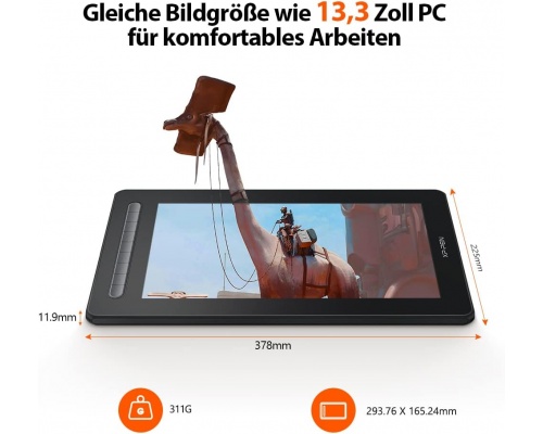 XP-Pen Artist 13 2nd Gen Γραφίδα Σχεδίασης με Όθονη FHD 13.3"