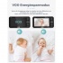 GHB Baby Monitor SM50B 5 ιντσών με Υπέρυθρη Κάμερα και λειτουργία Νανουρίσματος