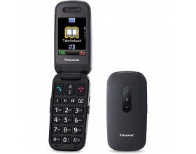 Panasonic KX-TU446 Single SIM Κινητό με Μεγάλα Κουμπιά Black