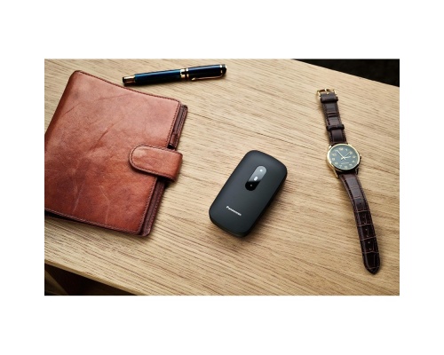 Panasonic KX-TU446 Single SIM Κινητό με Μεγάλα Κουμπιά Black Panasonic KX-TU446 Single SIM Κινητό με Μεγάλα Κουμπιά Black