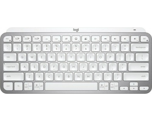 Logitech MX Keys Mini For Mac Ασύρματο Bluetooth Πληκτρολόγιο Αγγλικό US Συμβατό με Mac Pale Gray Logitech MX Keys Mini For Mac Ασύρματο Bluetooth Πληκτρολόγιο Αγγλικό US Συμβατό με Mac Pale Gray