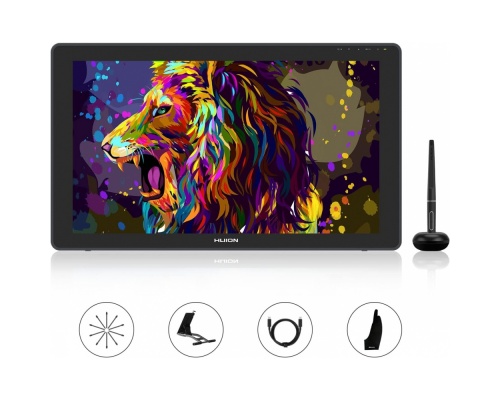 Huion Kamvas 22 Plus Γραφίδα Σχεδίασης με Όθονη FHD 21.5"